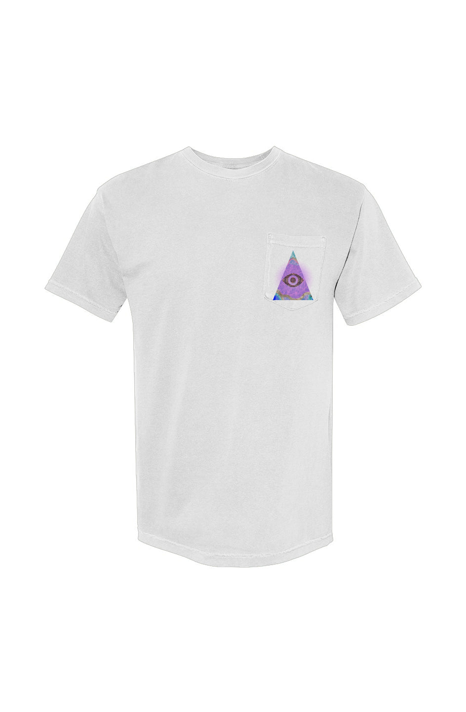 Spirit Eye Print Heavyweight Pocket-T-Shirt.